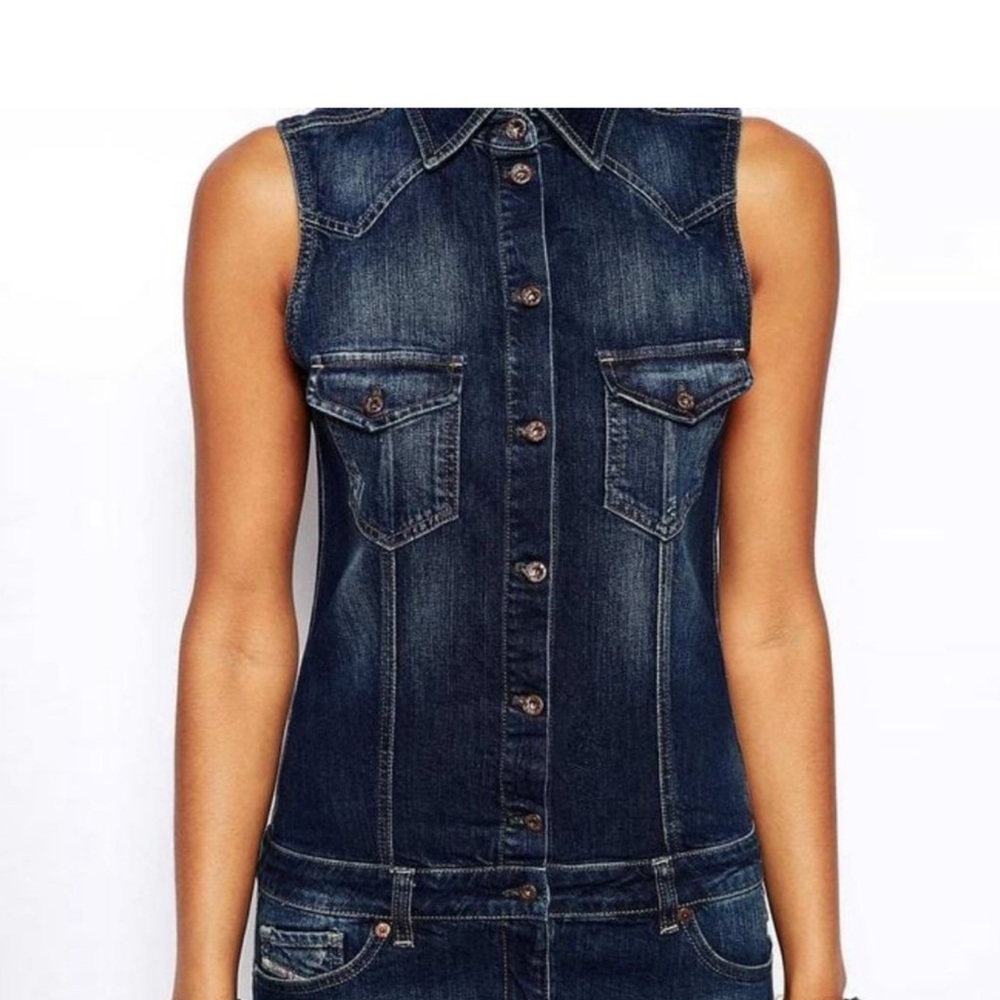 Diesel De-Drios Denim Dress ASO Elena Gilbert on the Vampire Diaries Size L - Picture 4 of 15